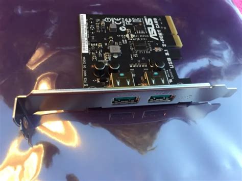 Carte Usb 31 Asus 2 Ports Pci Express Pour Formule Rog Maximus Ix