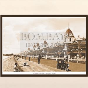 cuffe parade year  code  mounted photo print magnate