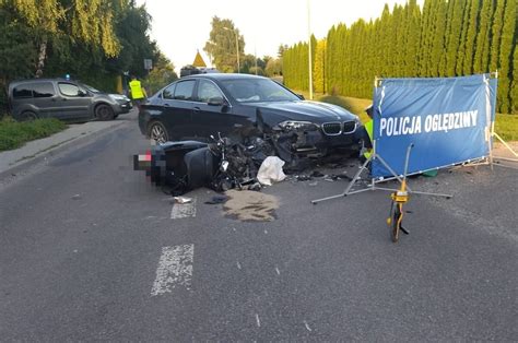 Tragiczny Wypadek Pod Lublinem Bmw Wymusi Pierwsze Stwo Motocyklista