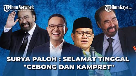 Surya Paloh Selamat Tinggal Politik Pemecah Belah Bangsa Cebong Dan