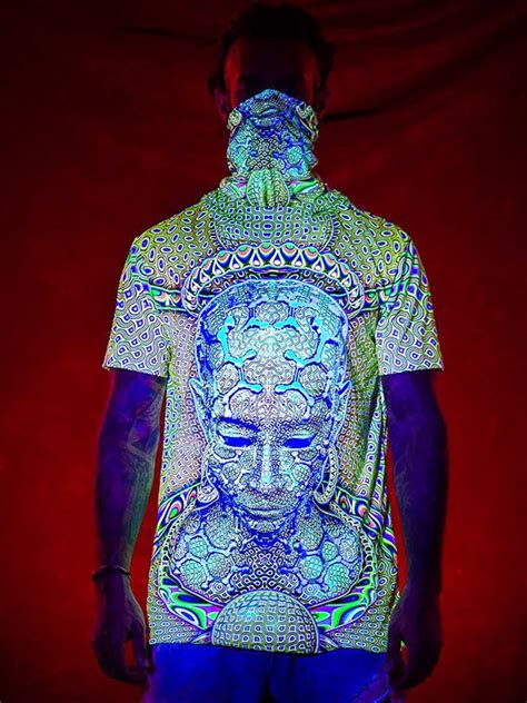 Glow In The Dark Sacred Geometric Rave Outfit Glow In The Dark Store