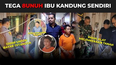 Nggak Terima Sering Dimarahi Sampai Habisi Ibu Kandung Pakai Garpu