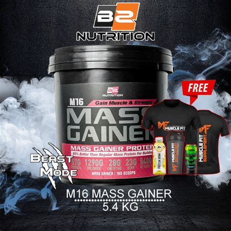 Bsfn Mass Gainer M16 Mass Gainer 12lbs 54kg T Lazada