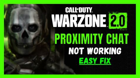 How To Fix Proximity Voice Chat Not Working In Cod Warzone Modern