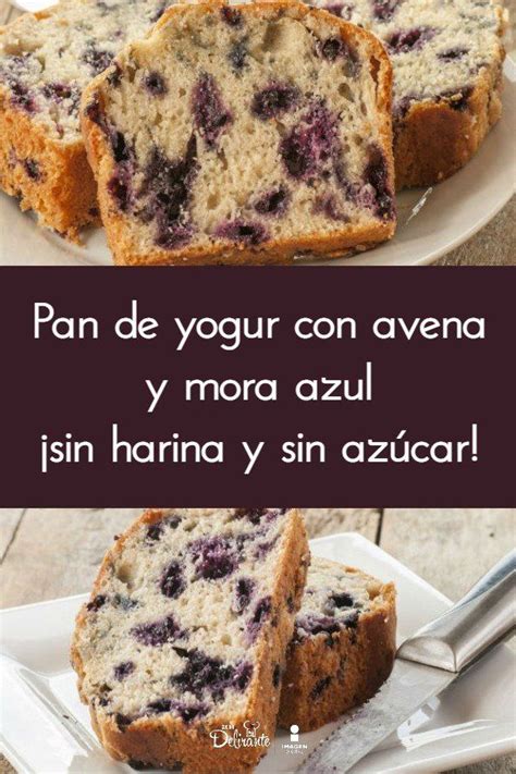 Pastel De Avena Con Yogur Y Mora Azul Facil Receta Pastelitos De