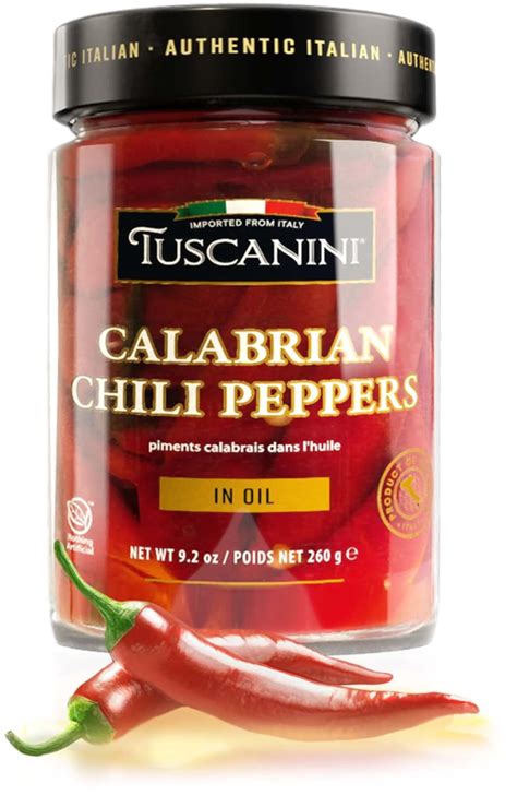 Amazon Tuscanini Premium Whole Calabrian Chili Peppers In Olive