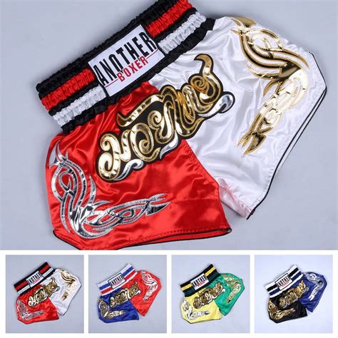 Workout Equipment Anotherboxer Unisex Muay Thai Boxing Shorts Mma Kickboxing Fighting Breathable