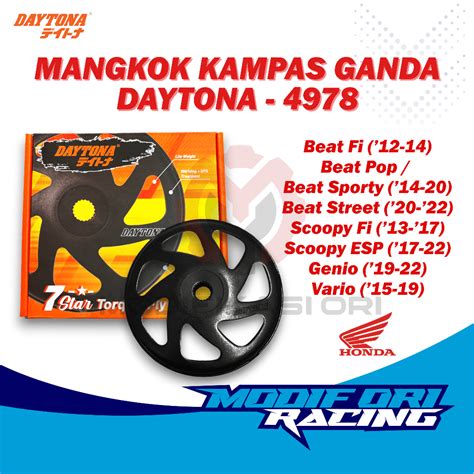 Jual Mangkok Kampas Ganda Daytona Beat Scoopy Fi ESP Beat Deluxe