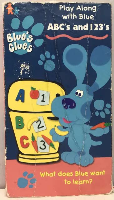 Bande Vid O Vhs Nick Jr Blue S Clues Abc Et Nickelodeon Acheter