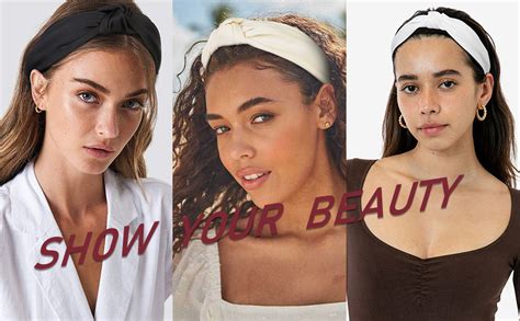 Amazon WOVOWOVO Hairband 6Pcs Knotted Headbands For Women S Hair