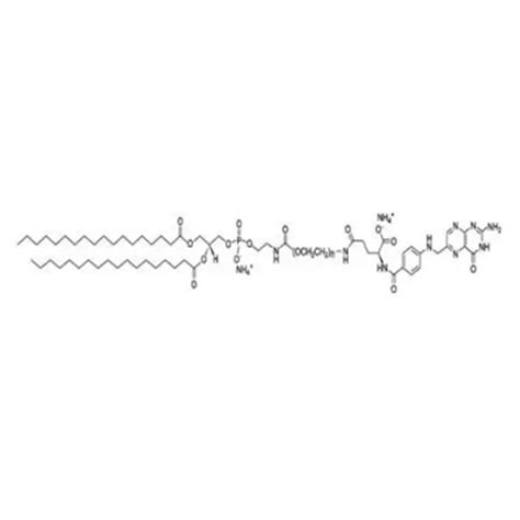 DSPE PEG FAMW2K羧基与氨基生成酰胺键这个反应使得叶酸配体附着在蛋白质上 哔哩哔哩
