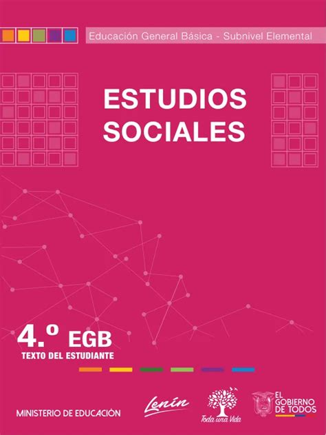 Libro De Estudios Sociales 4 EGB 2025 En PDF