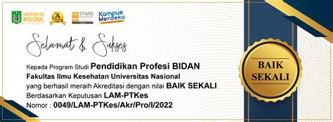 Selamat Sukses Kepada Program Studi Pendidikan Profesi Bidan Atas