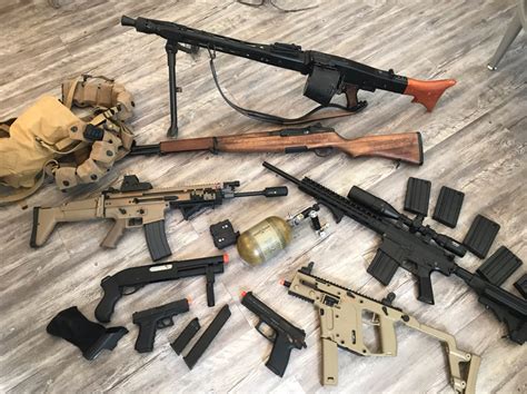 Sold Huge Gun Lot Gbb Aeg Sr Vector M Garand Mg G Kwa