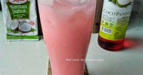 Resep Es Pink Lava Oleh Astiya Lestari Cookpad