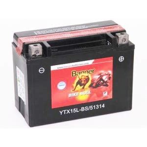 Batterie Quad BANNER YTX15L BS 12v 13ah Batterie4moto Fr