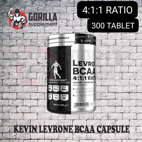 Kevin Levrone Silver Bcaa 300 Tablet Tabs Amino Acid Amino Acid Supplement Fitness Reecovery