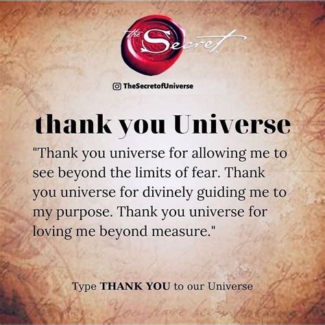 Thank You Universe | Law of Attraction Affirmations