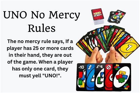 The UNO No Mercy Rules And Cards - Miexto Card Games