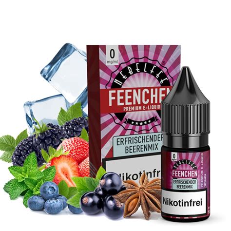 Nebelfee Erfrischender Beerenmix Feenchen Liquid 10 Ml 0 Mg Mit Bande