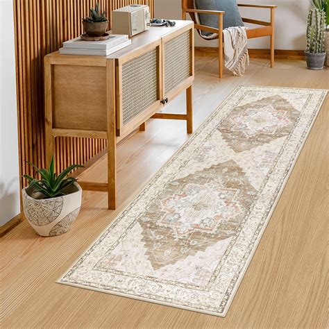 Ileading 2 X 6 Boho Runner Rugs Washable Area Rug Carpet Non Slip