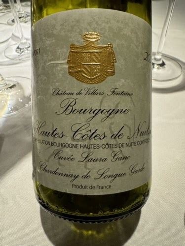 Ch Teau De Villars Fontaine Cuv E Laura Ganc Bourgogne Hautes C Tes De