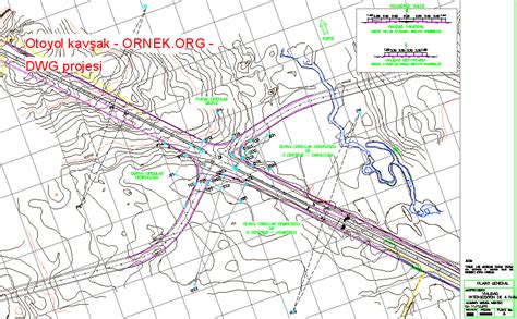 Otoyol Kav Ak Dwg Projesi Autocad Projeler