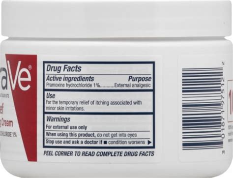 Cerave Itch Relief Moisturizing Cream 12 Oz Ralphs