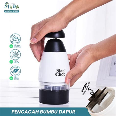 Jual Sinda Slap Chop Chopper Pencacah Bumbu Dapur Perajang Bawang