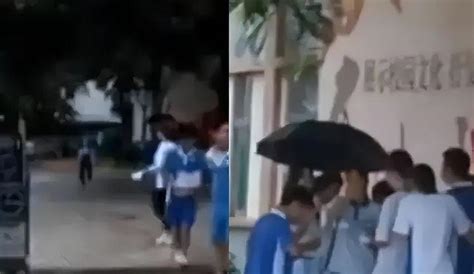 学生没订餐，被学校赶出教室，淋着雨吃饭！网友：这吃相也忒难看 知乎