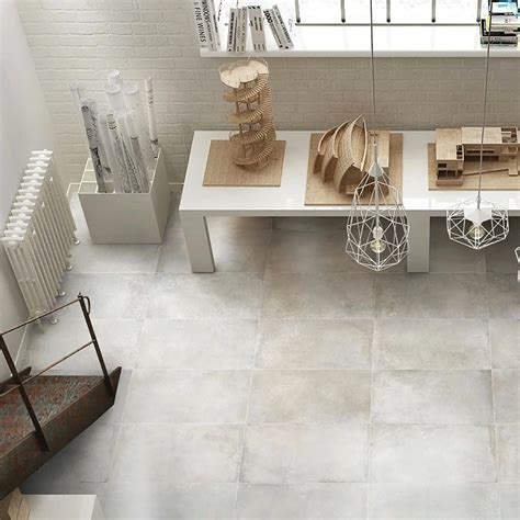 White Porcelain Floor