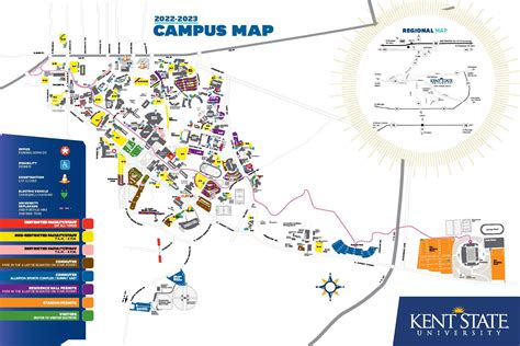 Kent State University Map