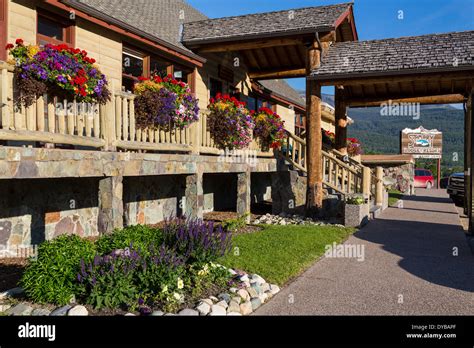 St. Mary Lodge in Glacier National Park, Montana, USA Stock Photo - Alamy