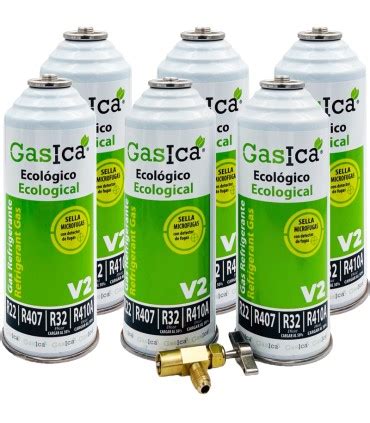 Pack Gas Refrigerante Gasica V La Factor A Del Recambio