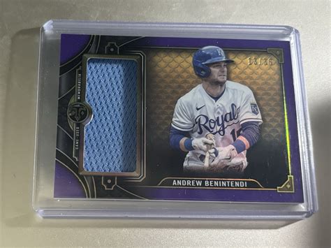 Andrew Benintendi Triple Threads Kansas City Royals