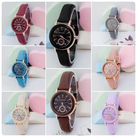 Jual Wbs Jam Tangan Quartz Strap Pu Analog Chrono Casual Gaya Retro