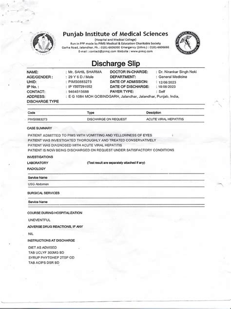 Discharge | PDF