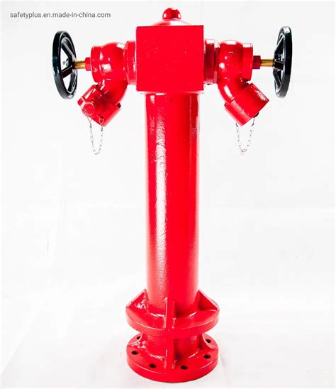 2 Way Outlet 65 Mm Underground Vlave Pillar Fire Hydrant Fire