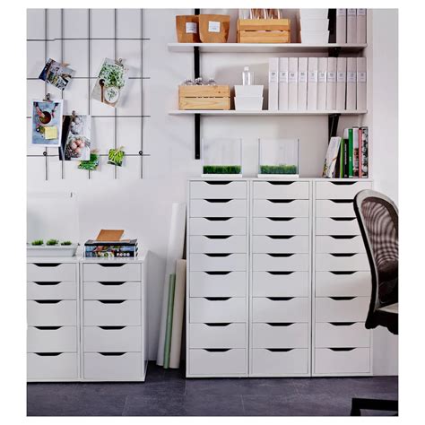 Alex Drawer Unit With 9 Drawers White Ikea Ikea Alex Drawers