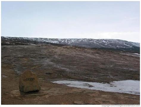 Geysir, the famous geyser after which all geysers were named, rarely ...