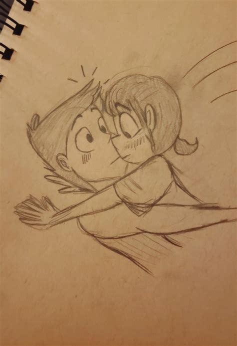 Thumbs Pro Quick Messy Doodle Of An Accidental Kiss Between Skipper