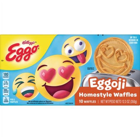 Kellogg S® Eggo® Eggoji Homestyle Frozen Waffles 10 Ct 1 23 Oz Fry’s Food Stores