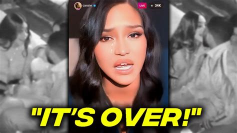 Cassie Panics After Freaky Video With Diddy Gets Leaked Youtube