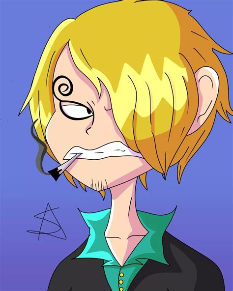 sanji fanart i did : r/OnePiece