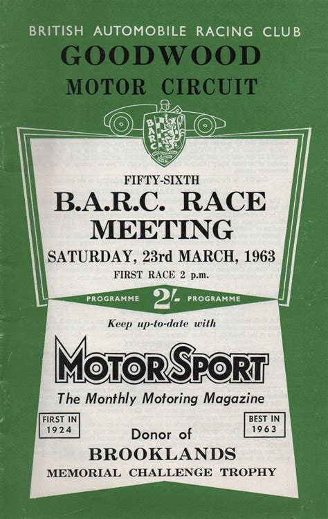 The Motor Racing Programme Covers Project