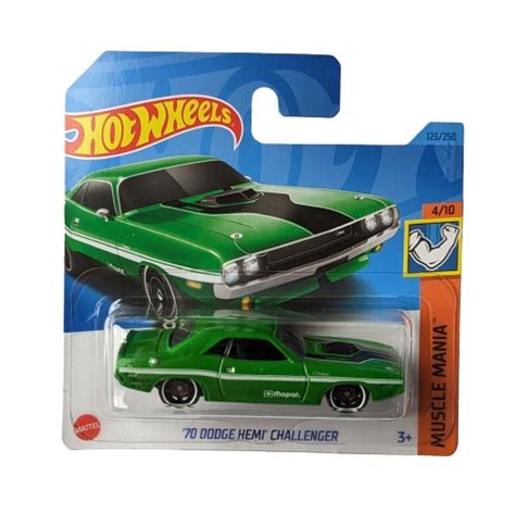 Hot Wheels Dodge Hemi Challenger Zielony Nowy Allegro Pl