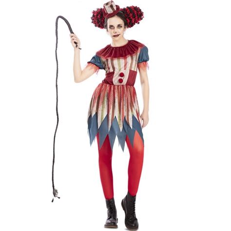 Disfraz Payasa Circo Del Terror Para Mujer Env O Halloween En H