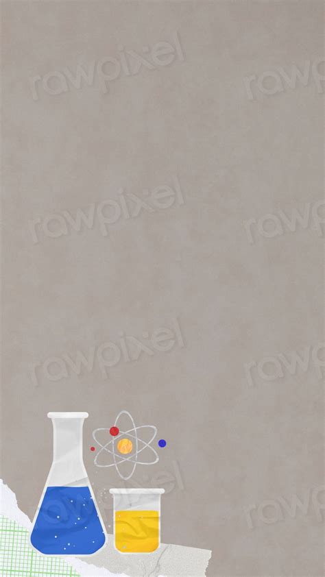 Science Experiment Border Iphone Wallpaper Free Photo Illustration