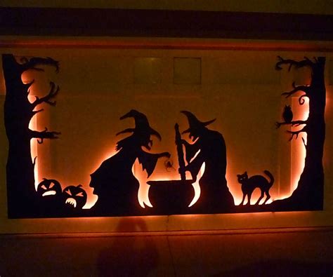 Halloween Garage Door Silhouette : 6 Steps (with Pictures) - Instructables