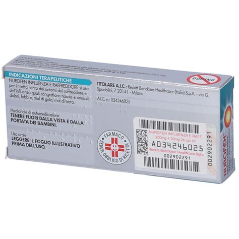 Nurofen Influenza E Raffreddore Compresse Pz Redcare